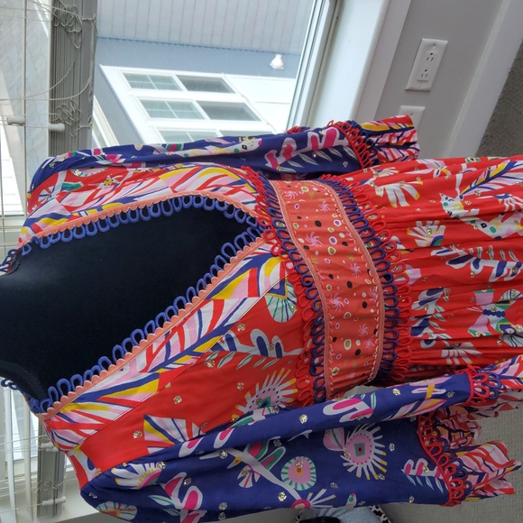 CeliaB Jules Midi Dress In Red - Picture 10 of 16